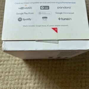 Google Home voice- activated speaker White Smart Home Device